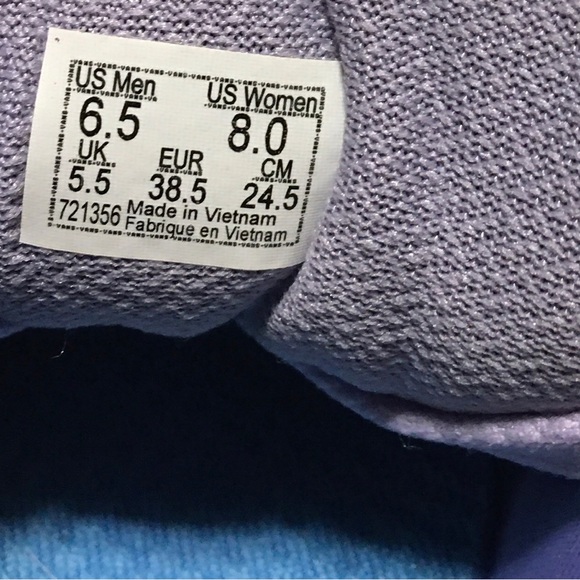 Vans Translucent EVDNT UltimateWaffle Womens Size 8 Purple Skateboarding Shoe - Picture 5 of 8